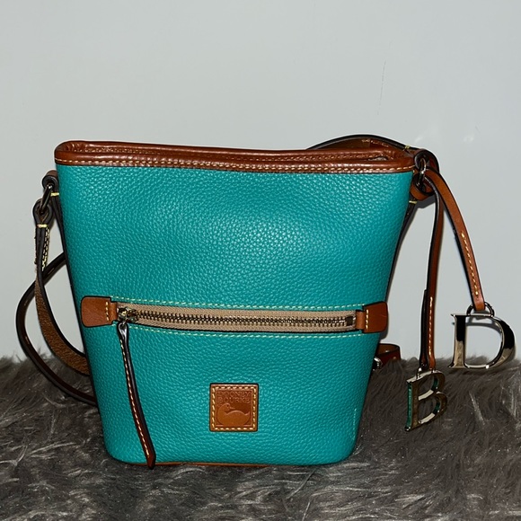 Dooney & Bourke Handbags - Dooney & Bourke Pebble Grain Small Zip Sack